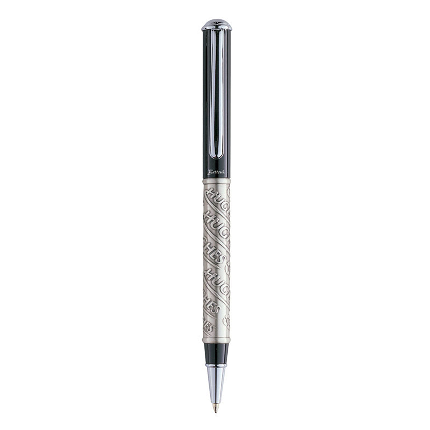 Black Lacquered Brass Twist Ballpoint