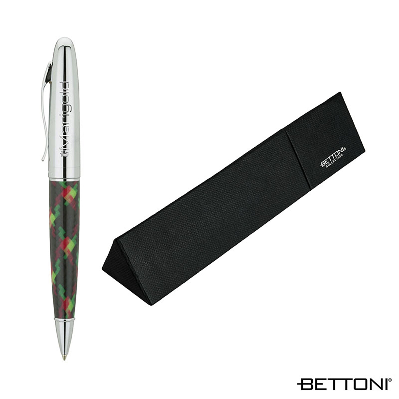 Carbon Fiber Barrel Brass Cap Ballpoint Pen