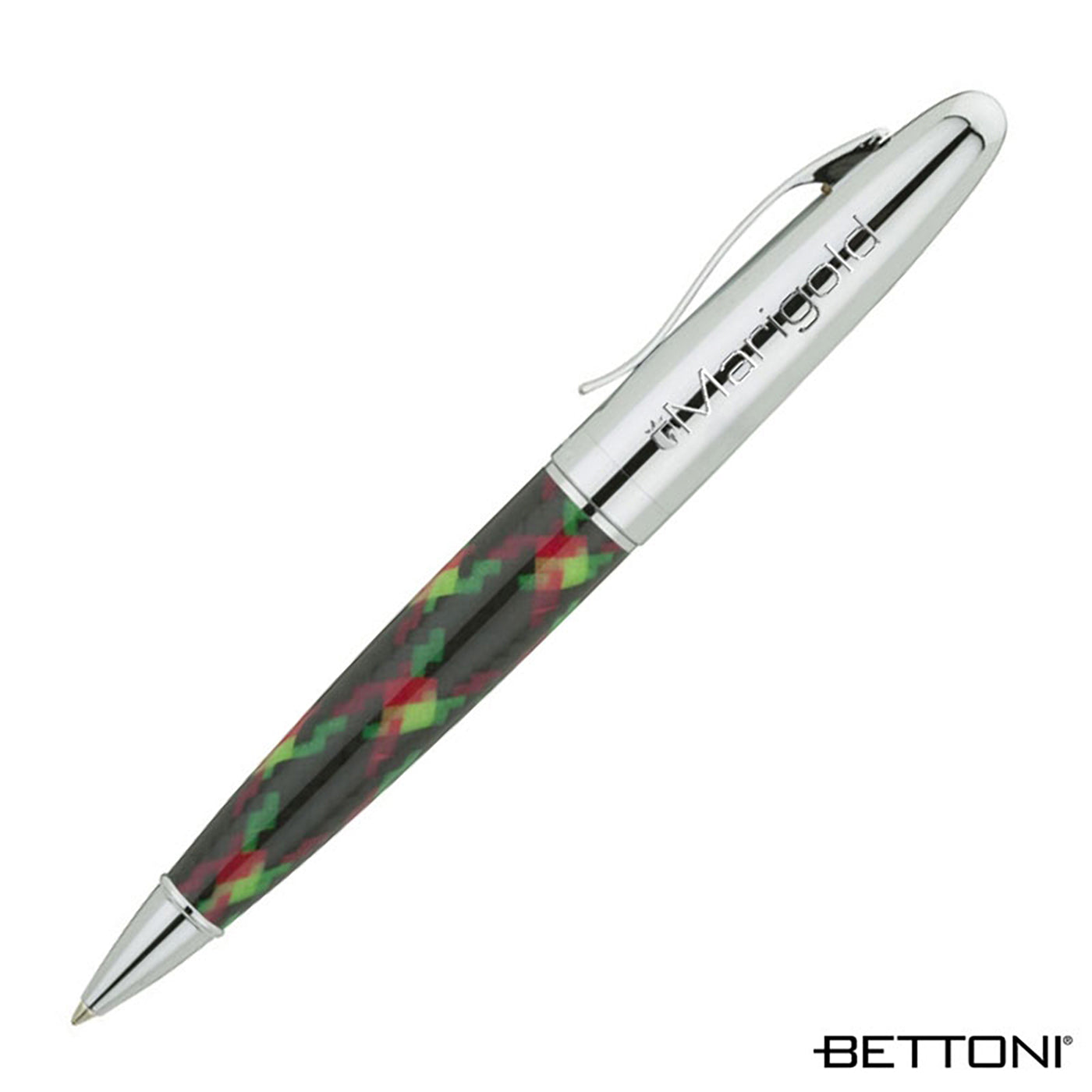 Carbon Fiber Barrel Brass Cap Ballpoint Pen - LM7400C