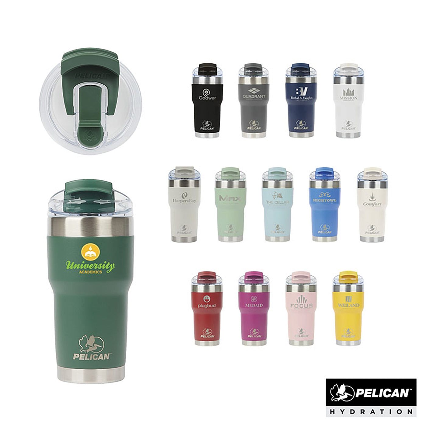 22 oz. Double Wall Stainless Steel Travel Tumbler