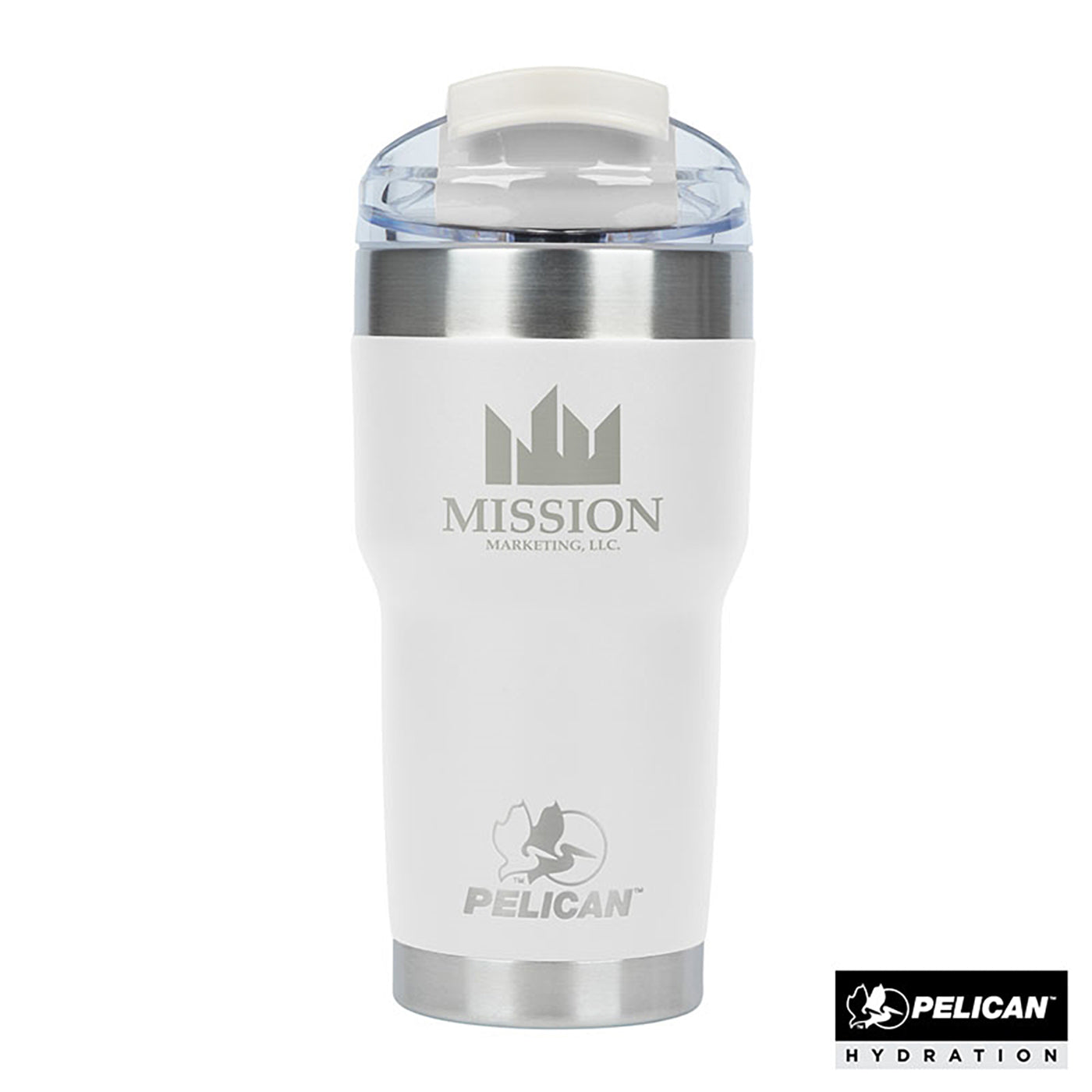 22 oz. Double Wall Stainless Steel Travel Tumbler - PL1007W