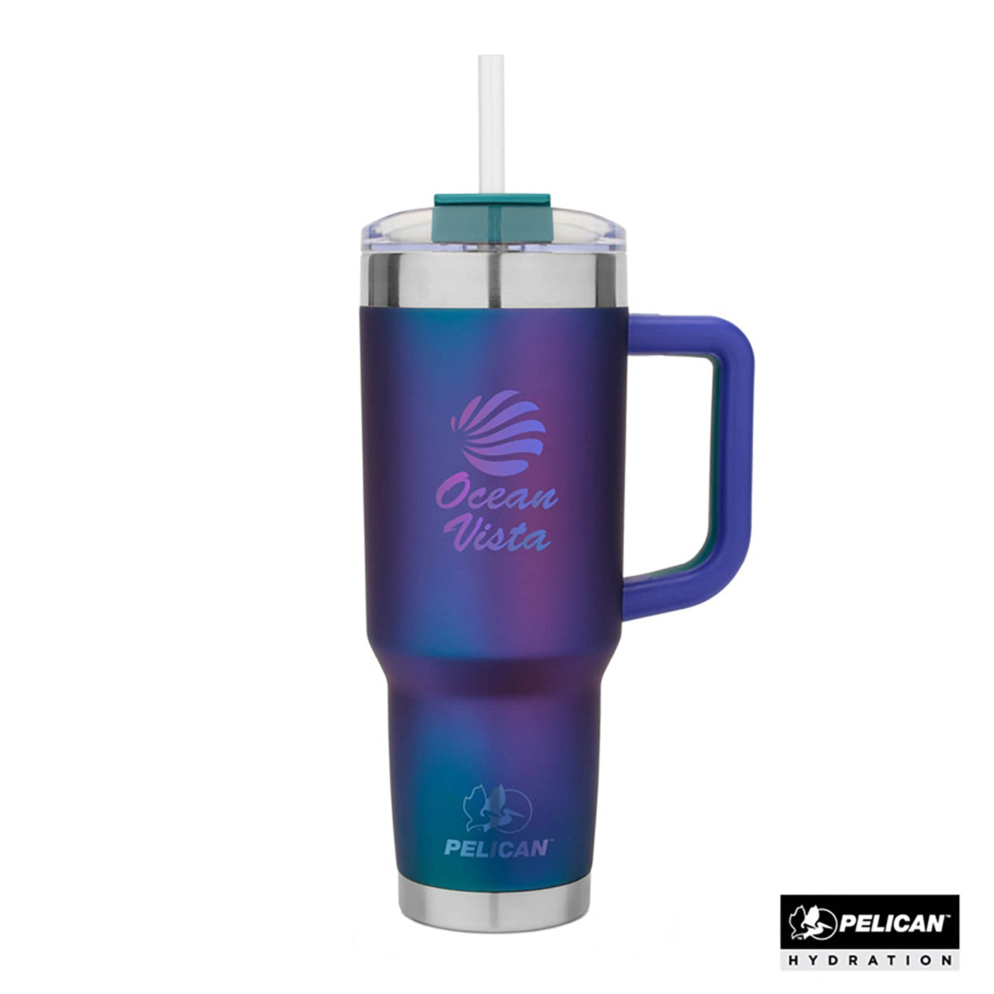 40 oz. Double Wall Stainless Steel Travel Tumbler - Shimmer Collection - PL1011P