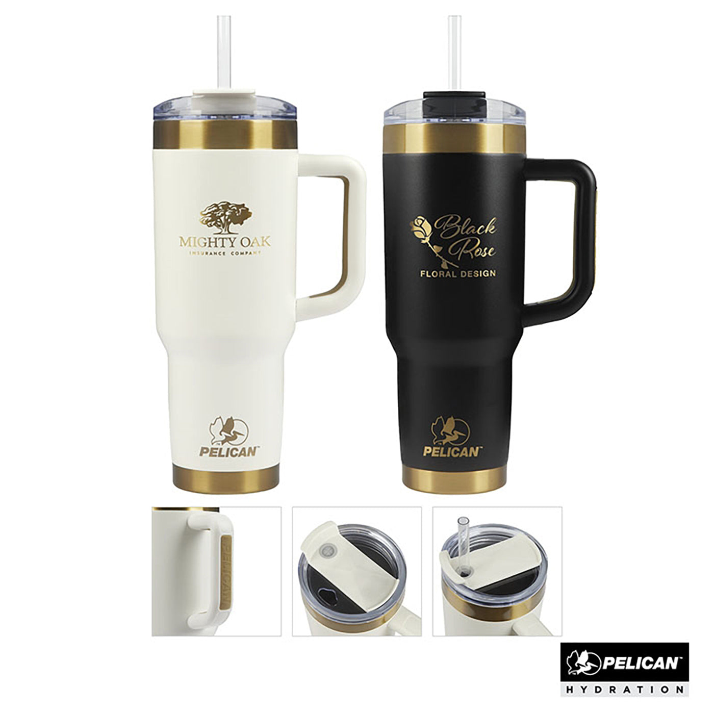 40 oz. Double Wall Stainless Steel Travel Tumbler - Glow Collection