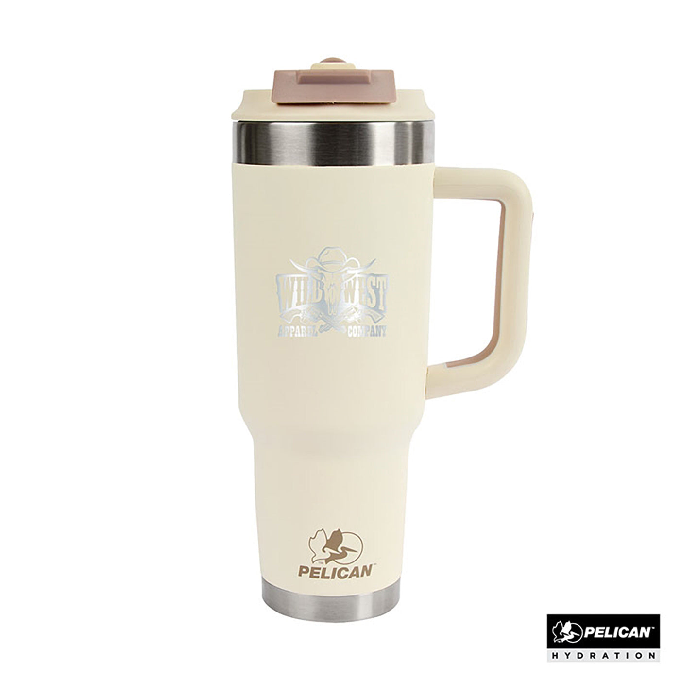 40 oz. Dual Lid, Recycled Double Wall Stainless Steel Travel Tumbler - PL1013C