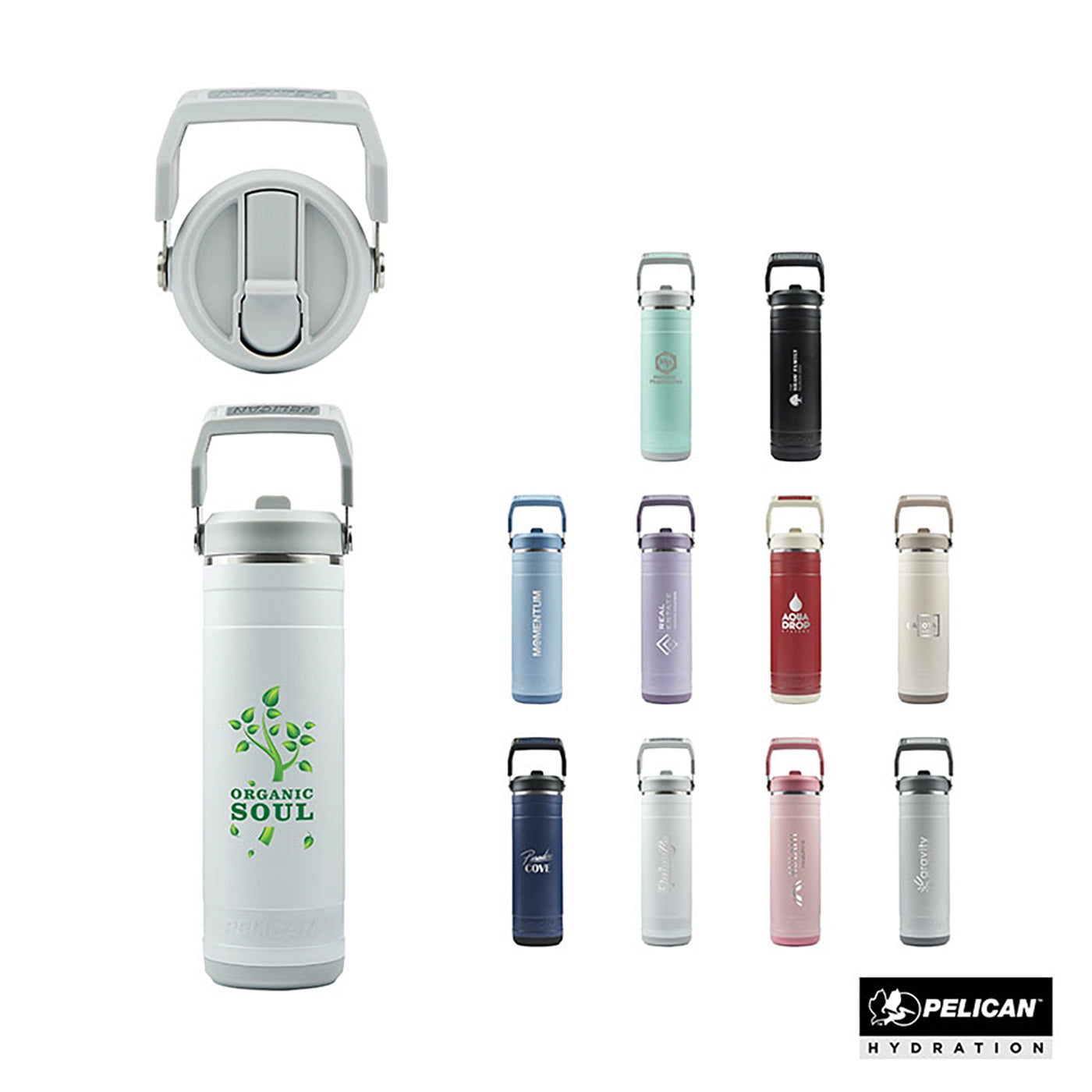 26 oz. Recycled Double Wall Stainless Steel Water Bottle