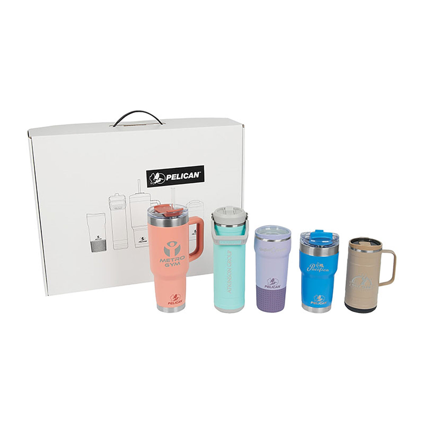 5-pc Sample Hydration Kit in Cardboard Case