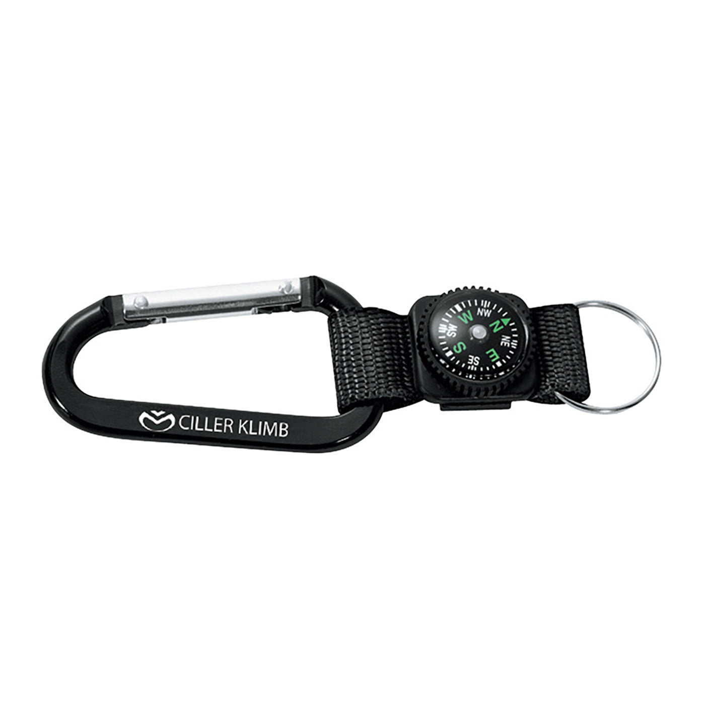 Aluminum Carabiner with Built-in Compass - VB6100B