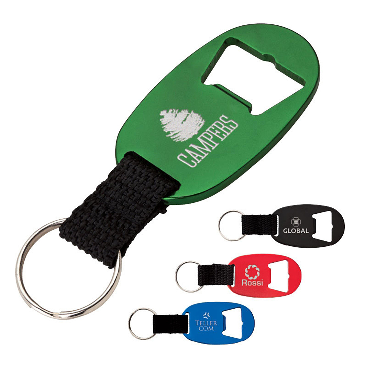 Web Strap Aluminum Bottle Opener