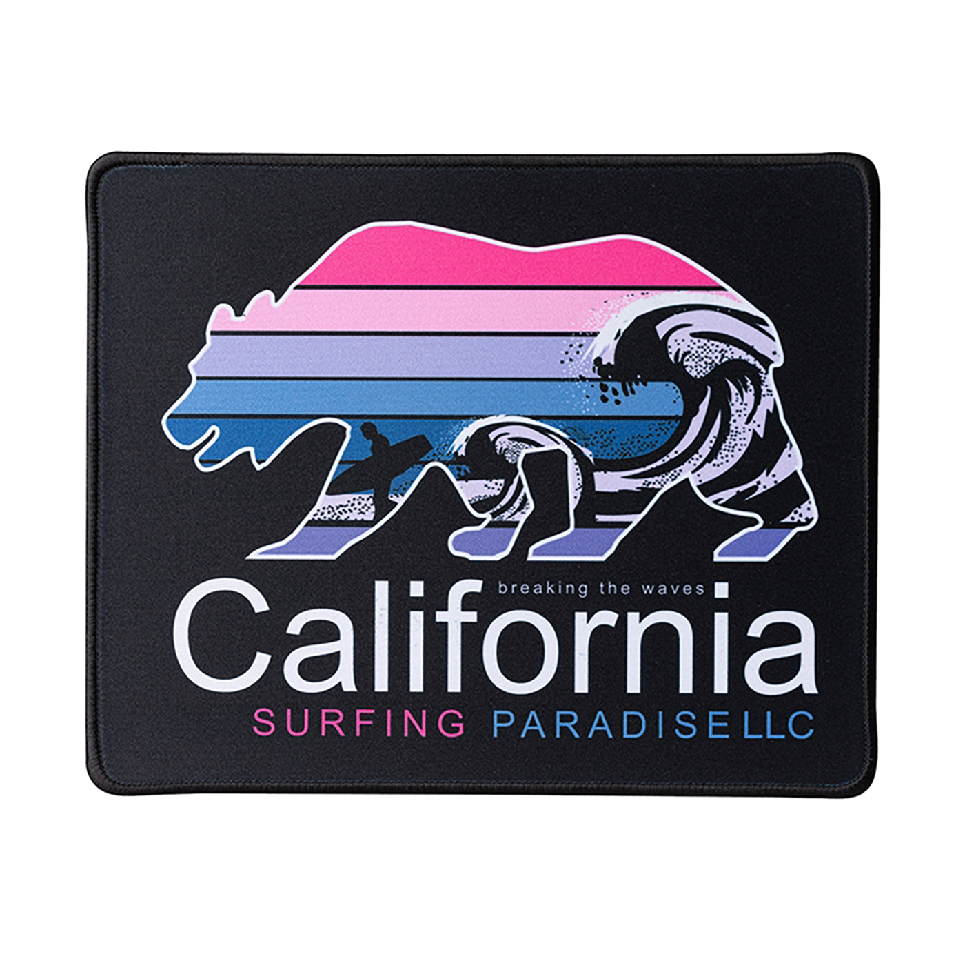 Small Polyester Mouse Pad with Stitched Edges - VL2712