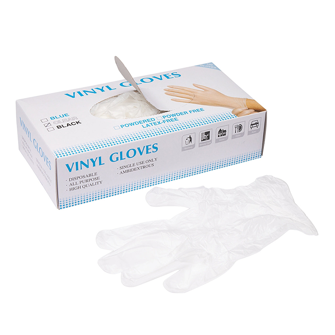 100-Count Extra Large Vinyl Gloves