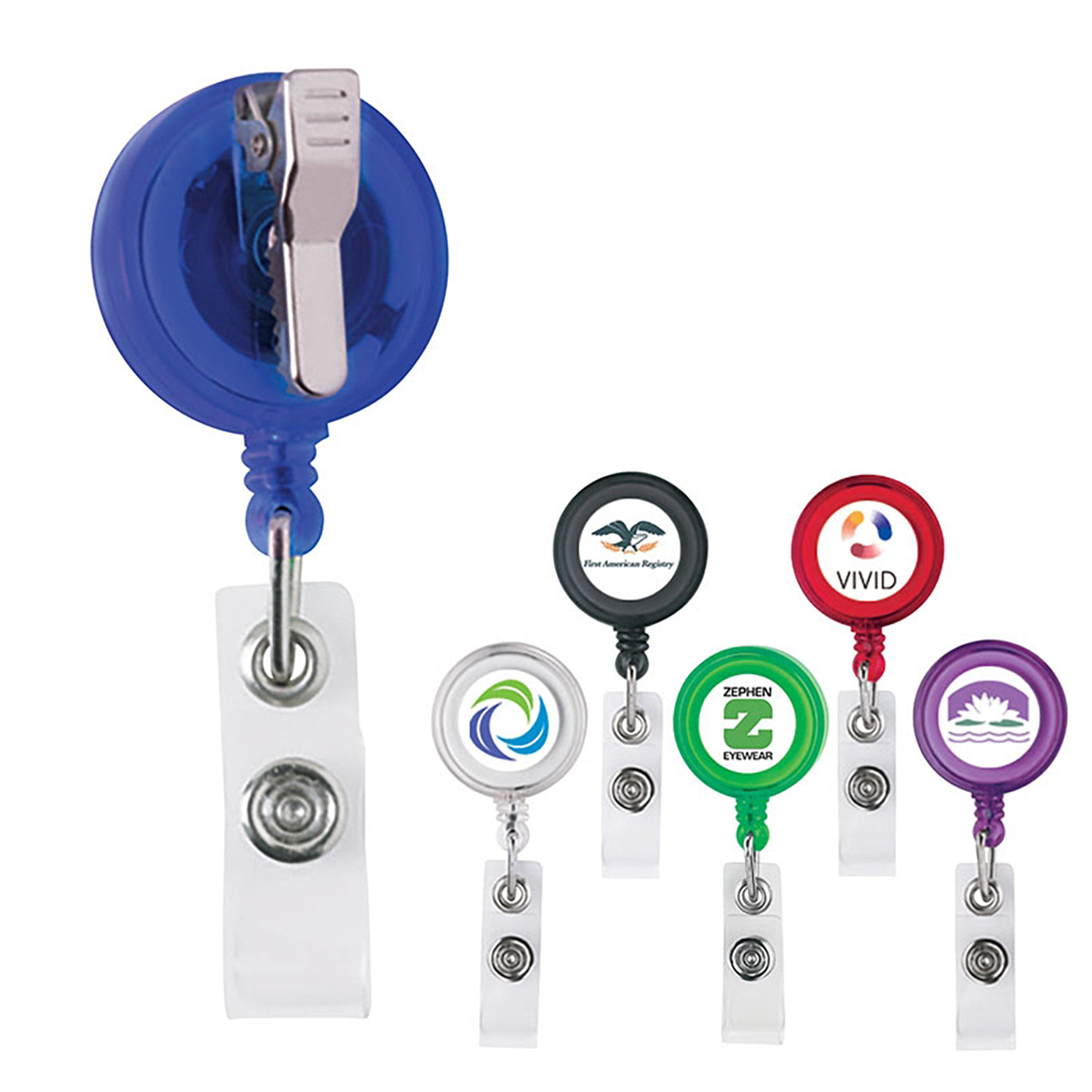36-Inch Retractable Badge Reel with Crocodile Clip