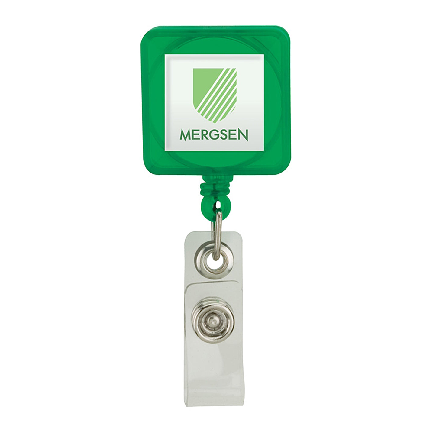 Square Retractable Badge Holder - VL3120G