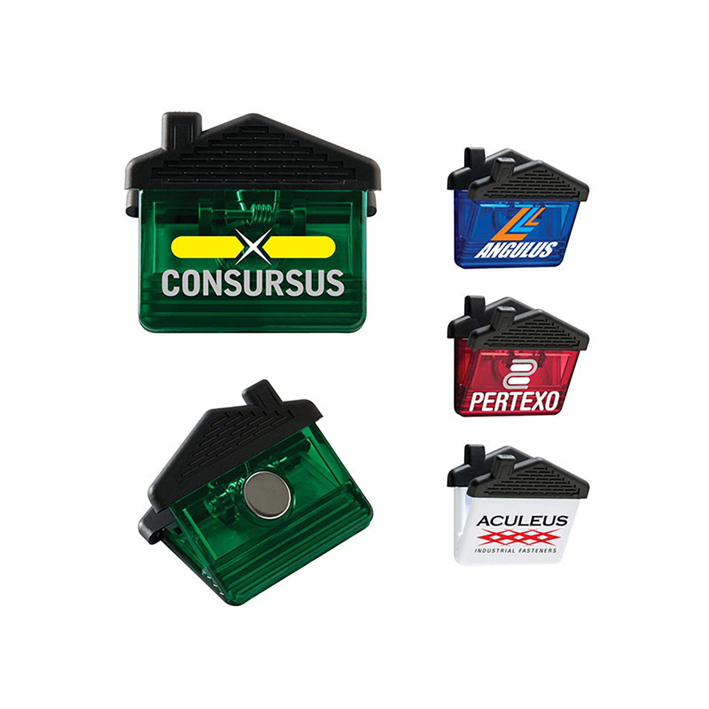 House-Shaped Spring Clip Magnet