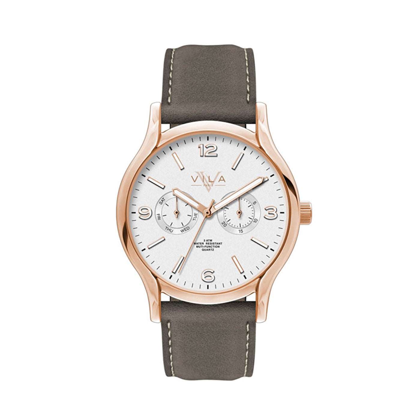 39mm Rose Gold Multifunction Watch