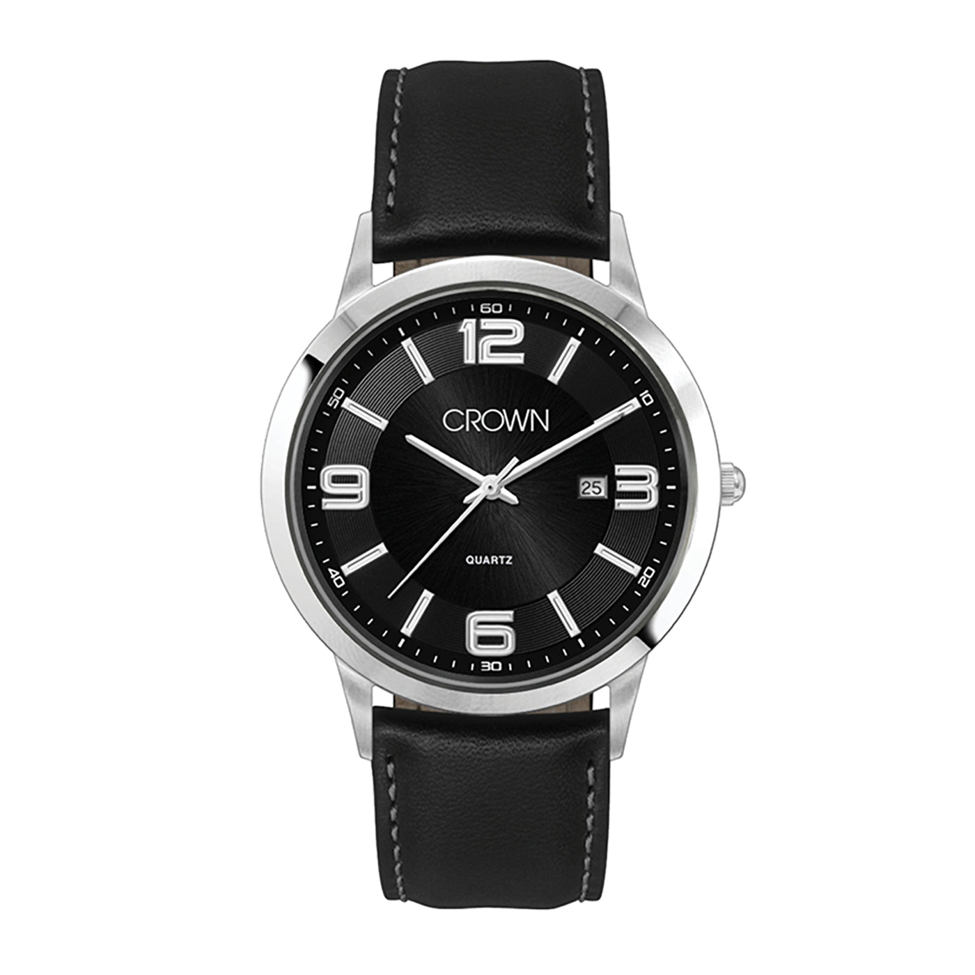 43mm Steel Watch Black Dial - WC4216