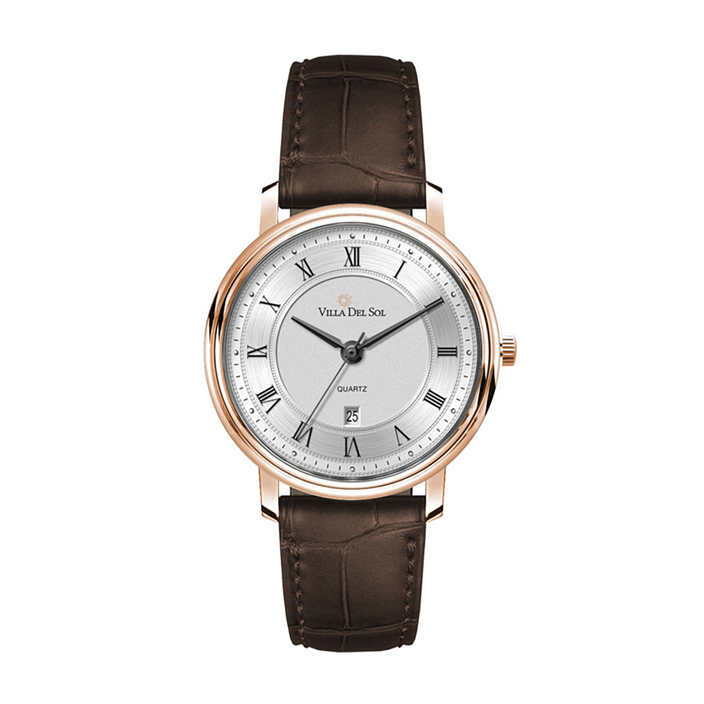 32mm Rose Gold Steel Watch