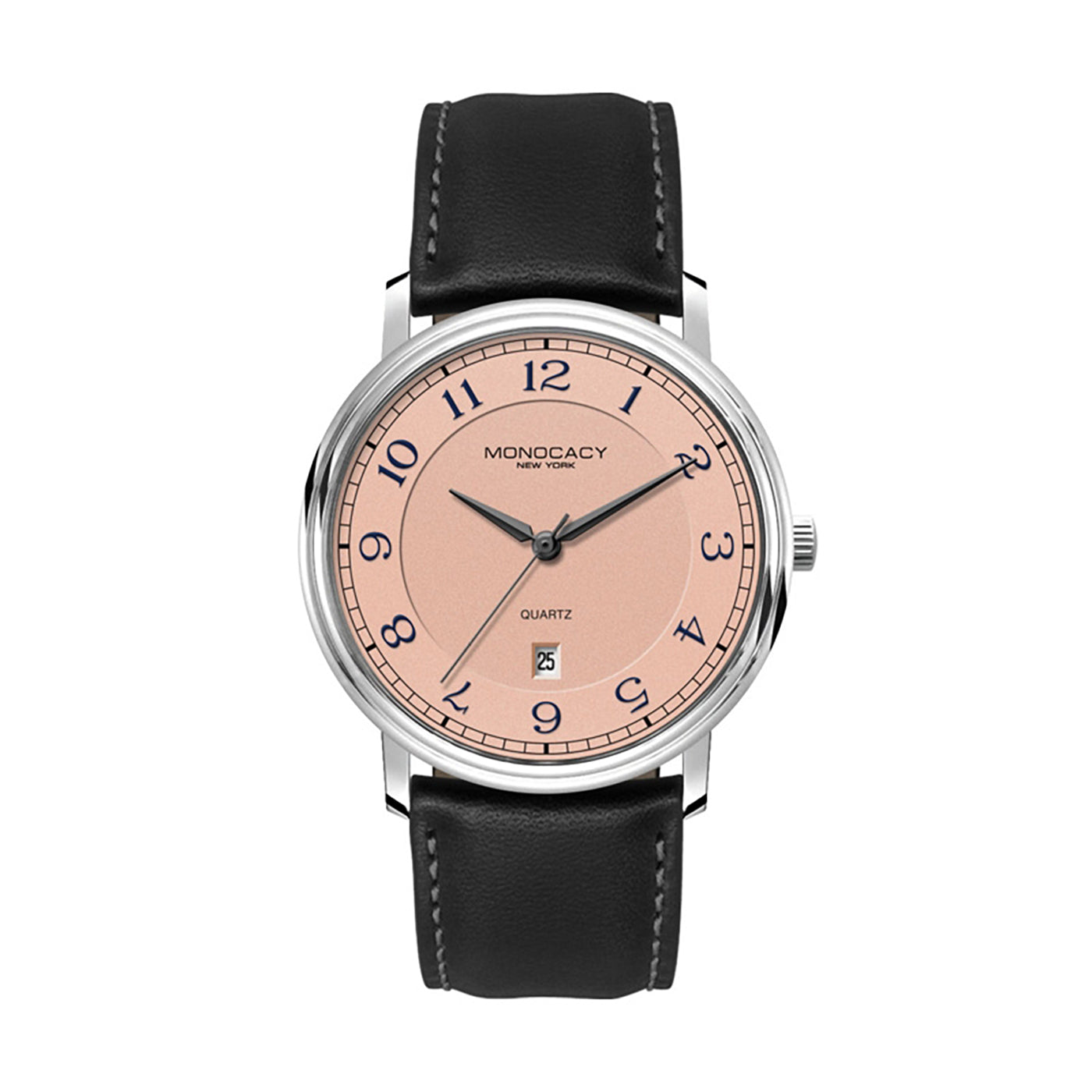 40mm Silver Steel Watch