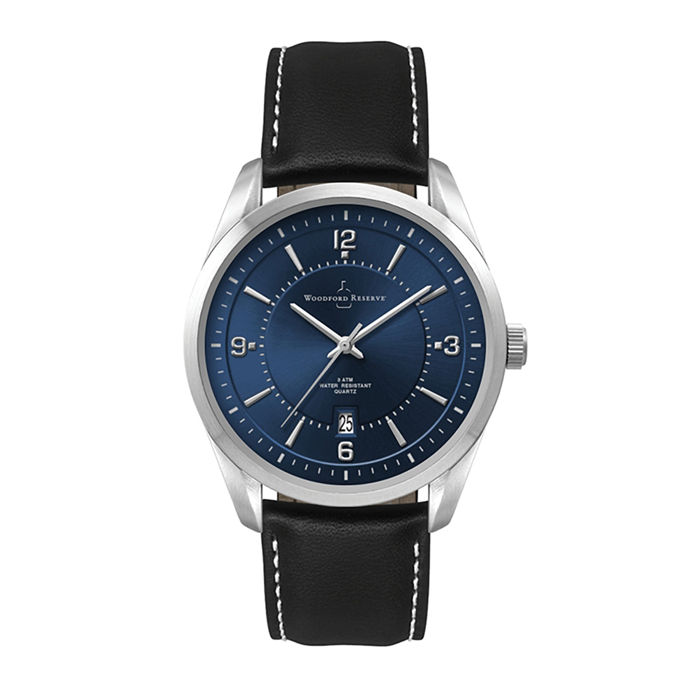 42mm Stainless Steel Watch Blue Dial