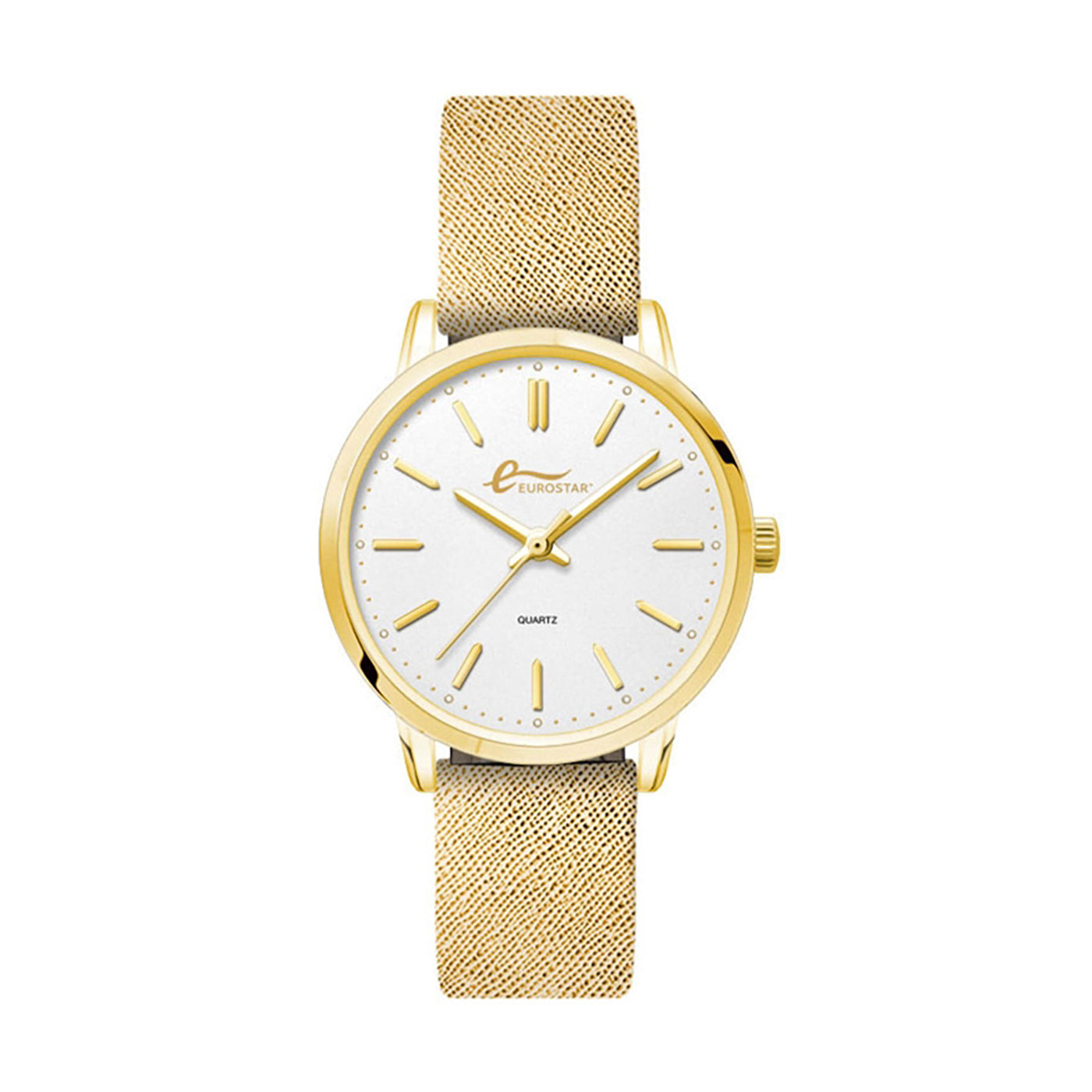 30.5mm Gold Metal Watch - Gold Strap