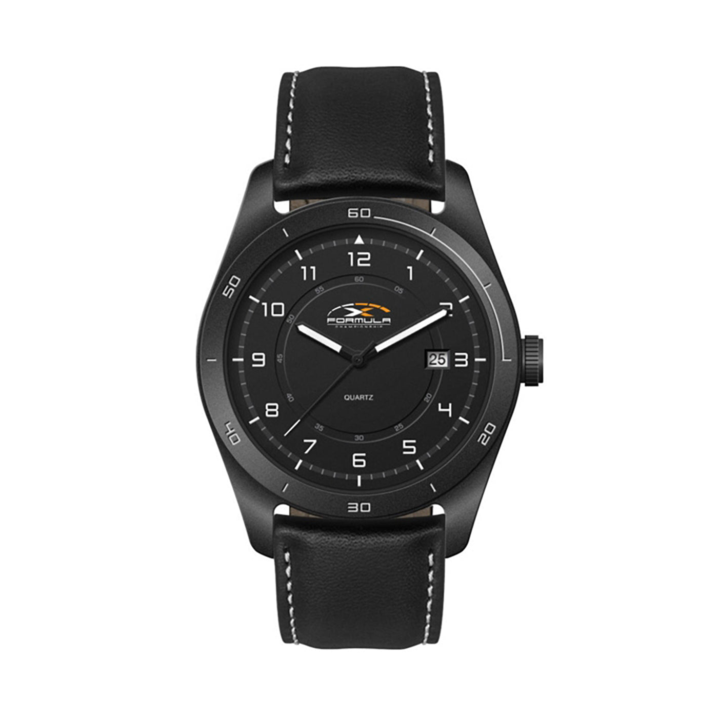 42mm Steel Dress Watch Black Case - WC6605