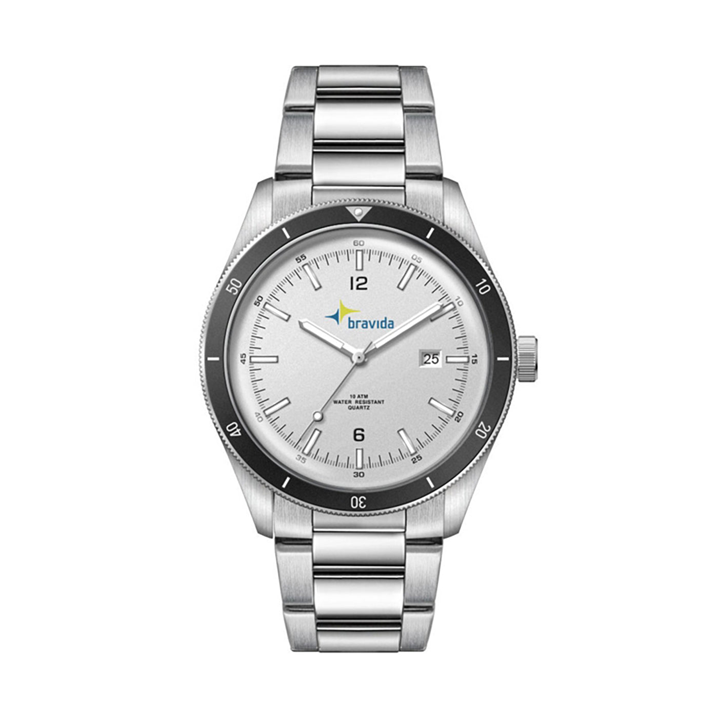 41mm Brushed Steel Watch with Steel Bracelet - WC6687