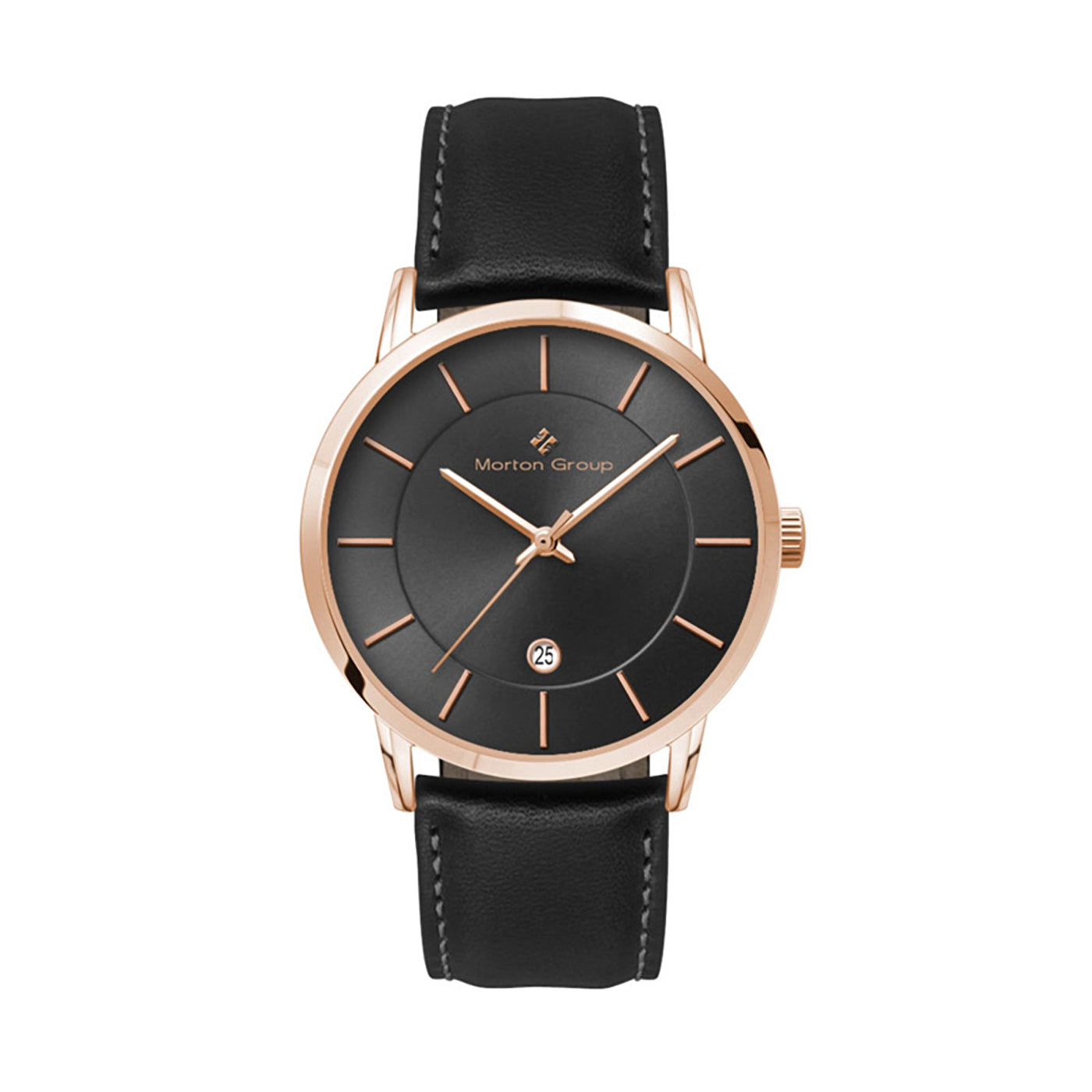 39mm Rose Gold Stainless Steel Watch