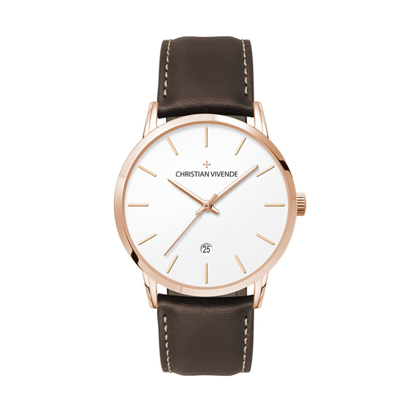 39mm Rose Gold Stainless Steel Watch - WC8252