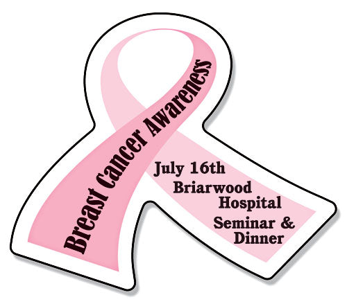 Magnet Awareness Ribbon Shape 25 Mil.