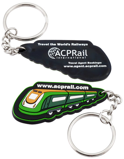 2D PVC Custom Keychains