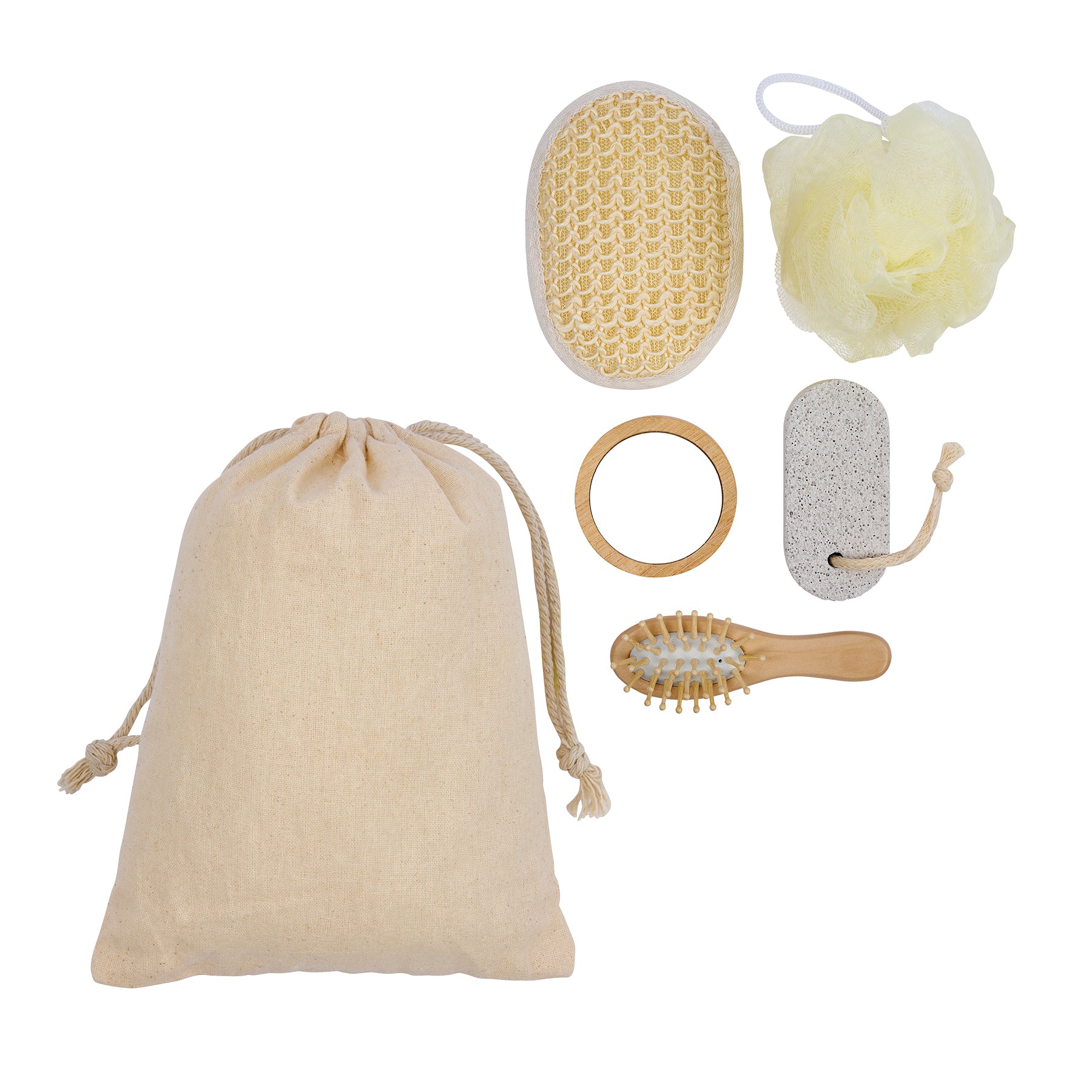 5-Piece Bamboo Spa Kit