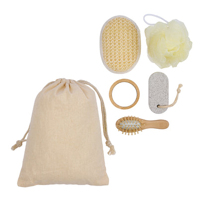 5-Piece Bamboo Spa Kit