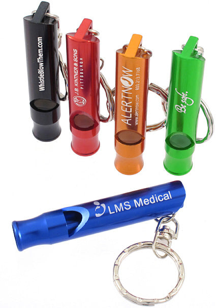 Bobby Safety Whistle Keychains