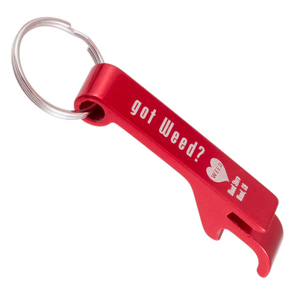 Flip-Top Bottle Opener Keychains