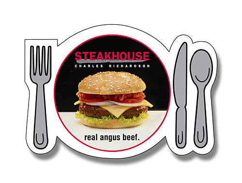 Magnet Plate and Silverware Shape 25 Mil.
