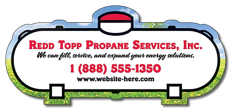 Magnet Propane Tank Shape 25 Mil.