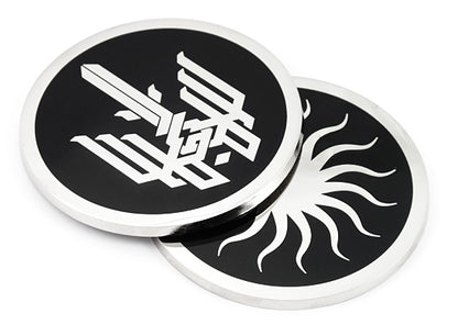 Onyx Classic Cast Metal Coasters