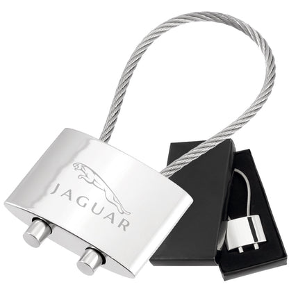 Cable Polished Metal Engraved Keychains