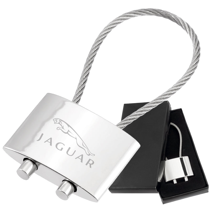 Cable Polished Metal Engraved Keychains
