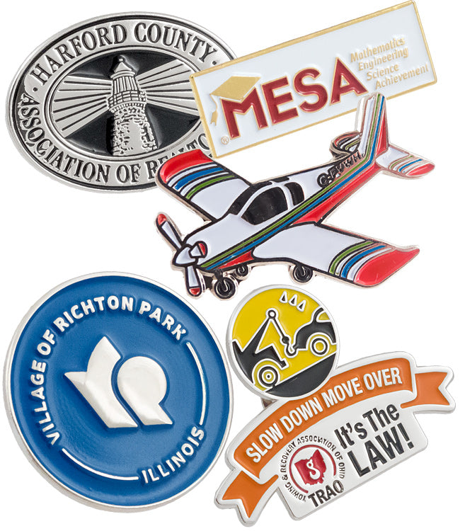 Value Series Custom Shaped Lapel Pins