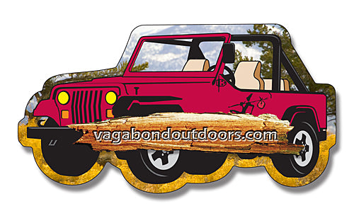 Magnet Jeep Shape 25 Mil.
