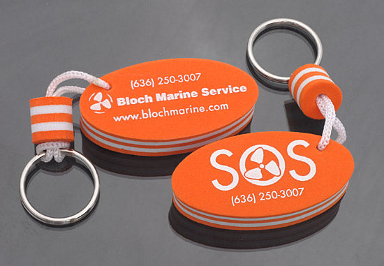 Foam Floating Custom Keychains