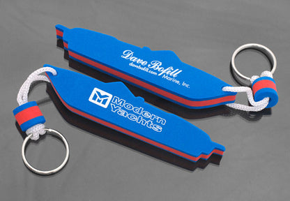 Foam Floating Custom Keychains