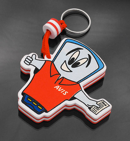 Foam Floating Custom Keychains