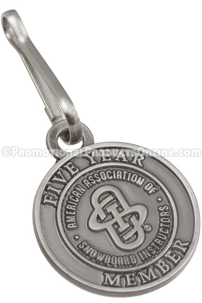 Antiqued Metal Zipper Pulls