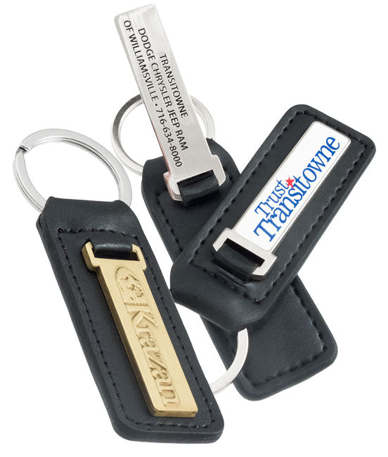 Leather Fob Custom Keychains