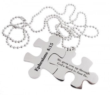Custom Puzzle Piece Necklace