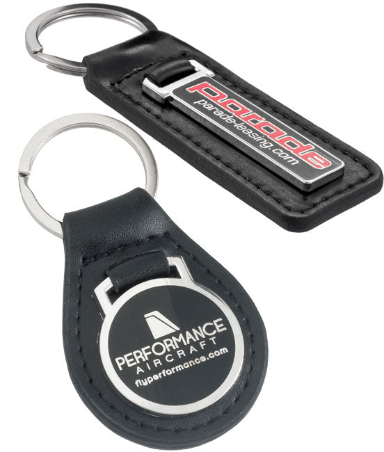 Leather Fob Custom Keychains