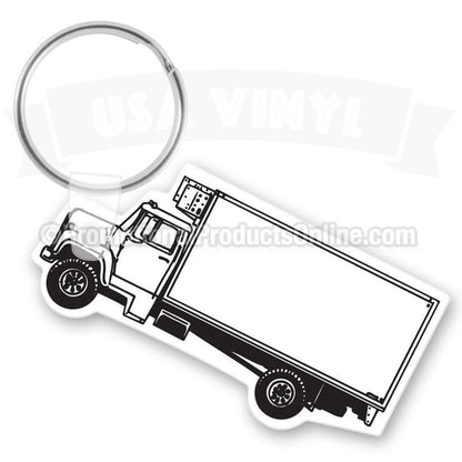 Cargo Truck Vinyl Keychains