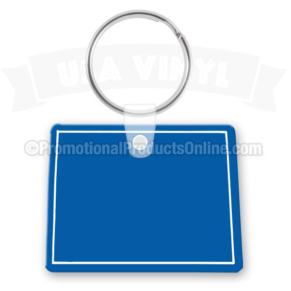 Colorado State Shaped Vinyl Keychains