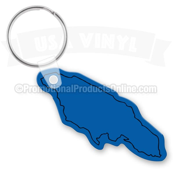 Jamaica Vinyl Keychains